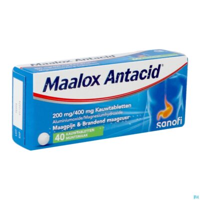 Maalox antacid 200/400 comp 40