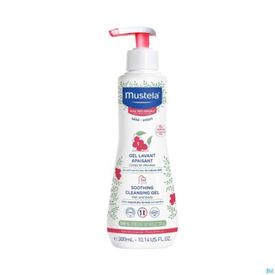 Mustela pts verzachtende reinigende gel 300ml