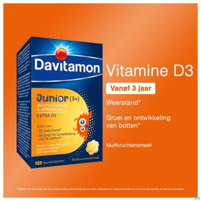 Davitamon junior mfruit v1 comp 120-7