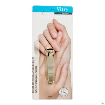 Nagelknipper manicure met vijl verguld (azie)