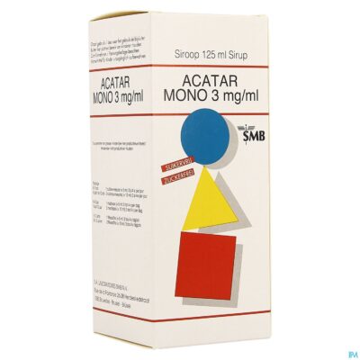 Acatar® mono 3mg/ml siroop 125 ml