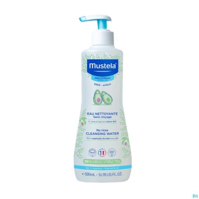 Mustela pn water reinigend z/spoelen 500ml