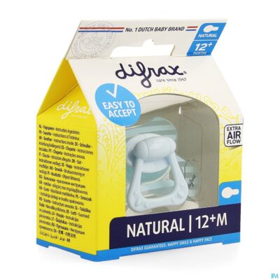 Difrax fopspeen natural 12m+