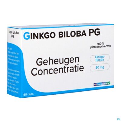 Gingko biloba pg pharmagenerix caps 60
