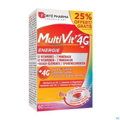 Multivit' 4g energie comp 60