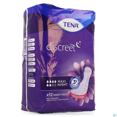 Tena discreet maxi night 12