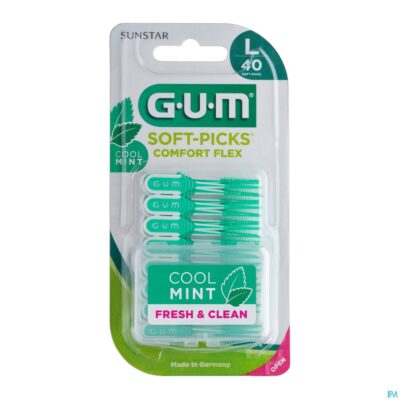 Gum softpicks comfort flex mint l 40