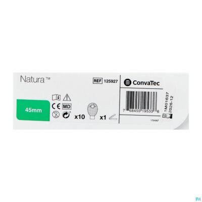Natura o/z stand clip beige 45mm 10 125927-3