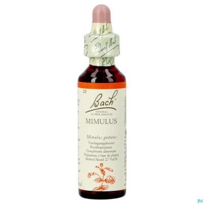 Bach flower remedie 20 mimulus 20ml-2