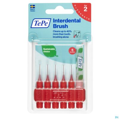 Tepe interdental brush 0,50mm red 6