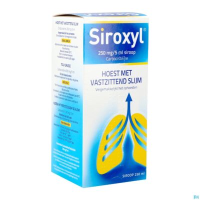 Siroxyl sir 1 x 250ml 250mg/5ml