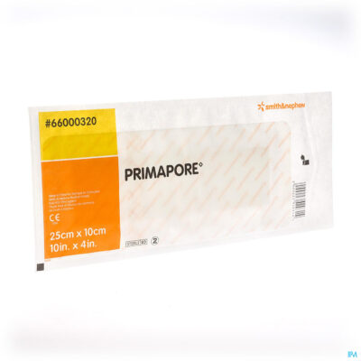 Primapore s&n verb post-op 25cmx10cm 1 66000320