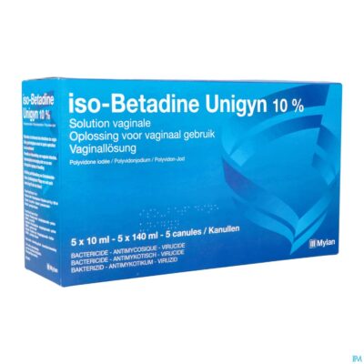 Iso betadine unigy 10% opl vaginaal fl 5x10ml nf
