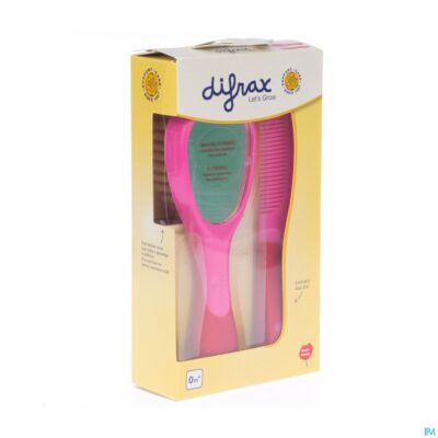 Difrax set borstel en kam dlx-4