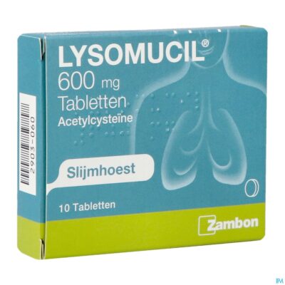 Lysomucil 600 tabl 10 x 600mg