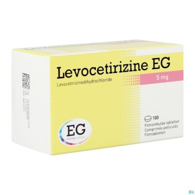 Levocetirizine eg 5 mg filmomh tabl 100