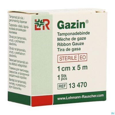 Gazin gaaswieken steriel opgerold 1cmx5m