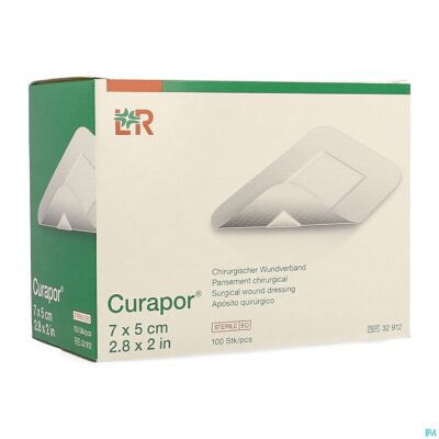 Curapor verb chirurg. steriel 7cmx 5cm 100 32912-2