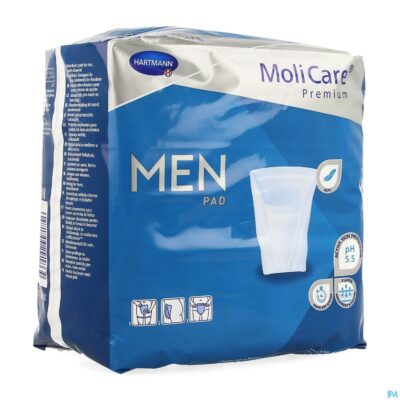 Molicare pr men pad 2 drops 14 p/s