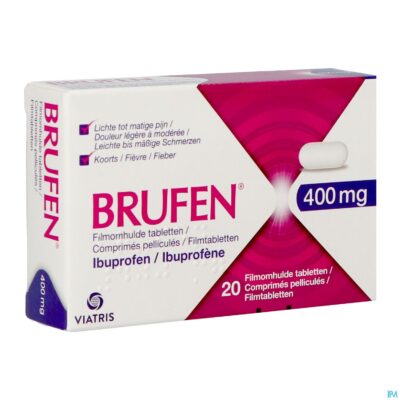 Brufen 400mg filmomh tabl 20 x 400mg